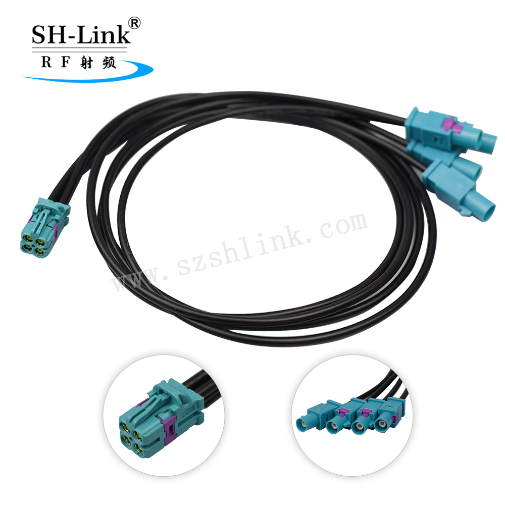 Mini Fakra  4 in 1 Cable Assembly